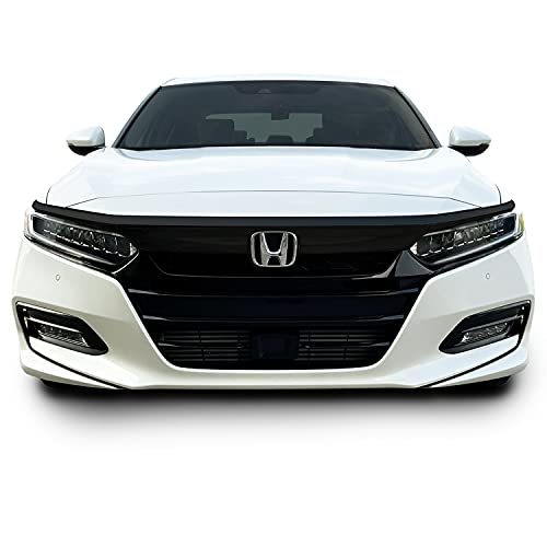 SlickMod Chrome Delete Blackout Vinyl Overlay for 2018-2020 Honda Accord Sedan Front Grill Trim (18-20 Front Grill, Gloss Black) - Image 1
