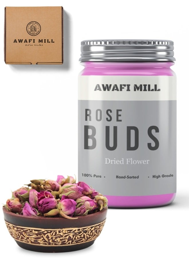 Awafi Mill - Premium Red Rose Buds | Grade A Quality Natural Sun Dried Buds - Image 1