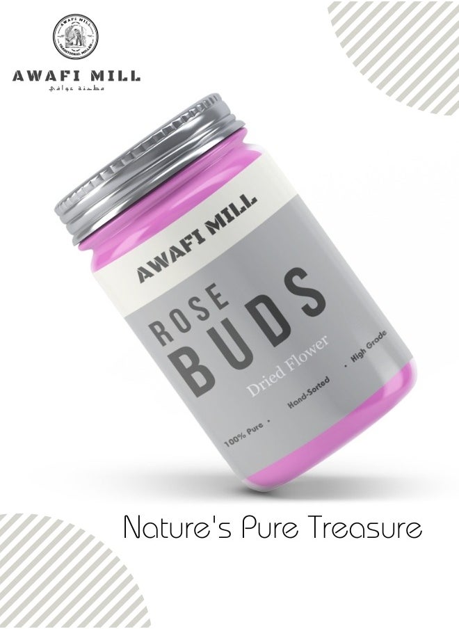 Awafi Mill - Premium Red Rose Buds | Grade A Quality Natural Sun Dried Buds - Image 1