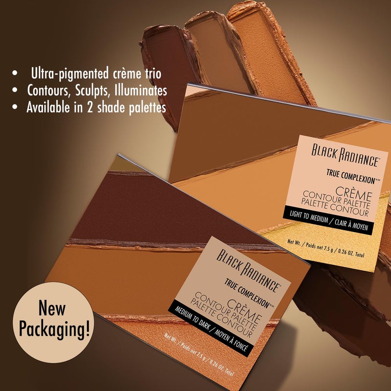 Black Radiance True Complexion Creme Contour Palette, Medium to Dark, 7.5 Gram - Image 2