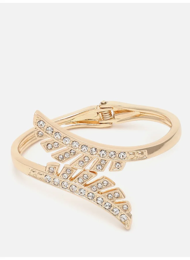 سوهي سوار حجر مصمم مطلي بالذهب