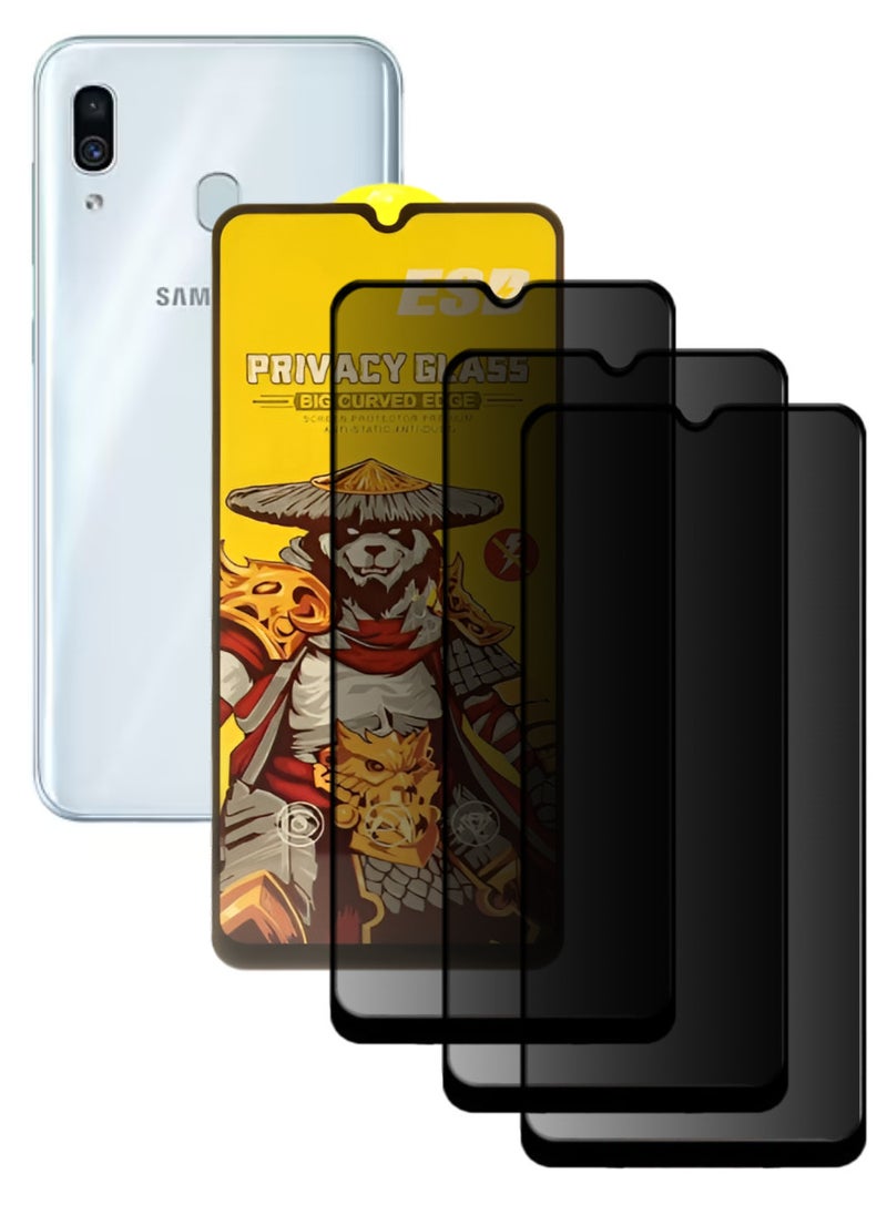 اي اس دي ثلاث قطع، واقي شاشة عالي الجودة لهاتف آسامسونج  جالاكسي A30 - Image 1