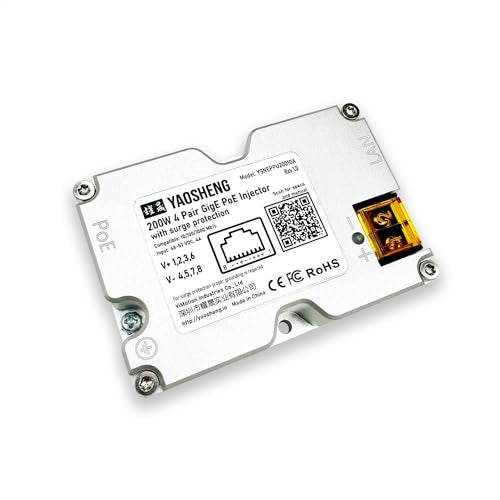 YAOSHENG 200W PoE Injector with Comprehensive Protection for All Standard Starlink Models. - Image 1