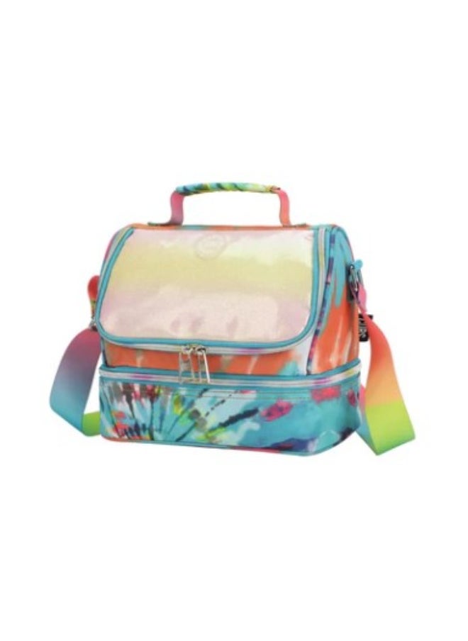 CUBS Green & Yellow Tie Dye Lunch Bag  - Image 3