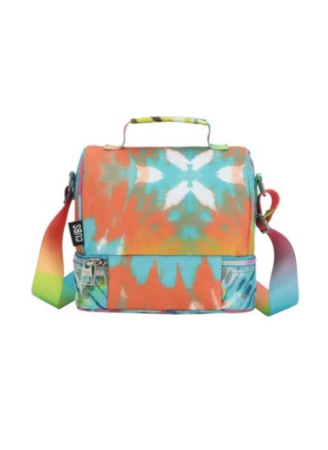 CUBS Green & Yellow Tie Dye Lunch Bag  - Image 2