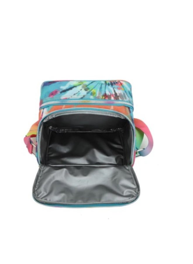 CUBS Green & Yellow Tie Dye Lunch Bag  - Image 4
