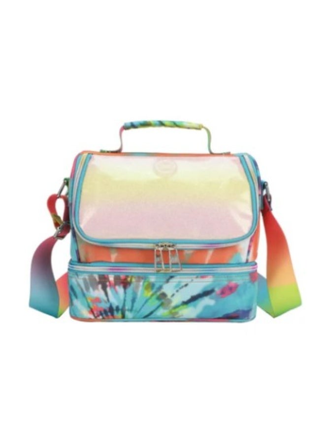 CUBS Green & Yellow Tie Dye Lunch Bag  - Image 1