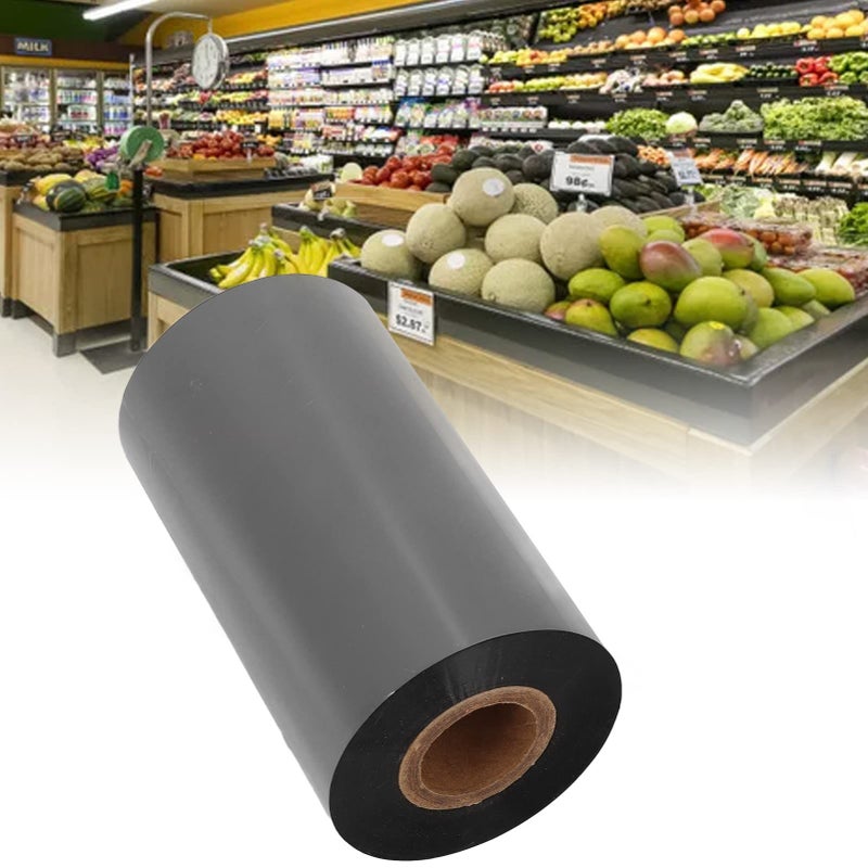 Black Thermal Transfer Ribbon 110mmx300m for Clear Barcode Printing All Printer Models - Image 3