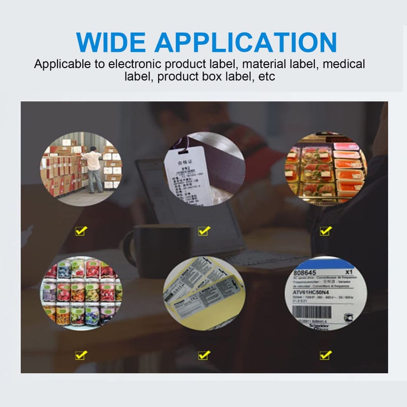 Black Thermal Transfer Ribbon 110mmx300m for Clear Barcode Printing All Printer Models - Image 5