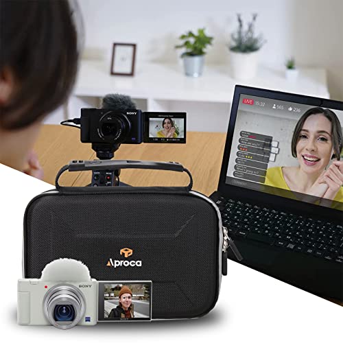 Aproca Hard Travel Storage Carrying Case, for Sony ZV-1 Camera and Vlogger Accessory Kit - Image 4