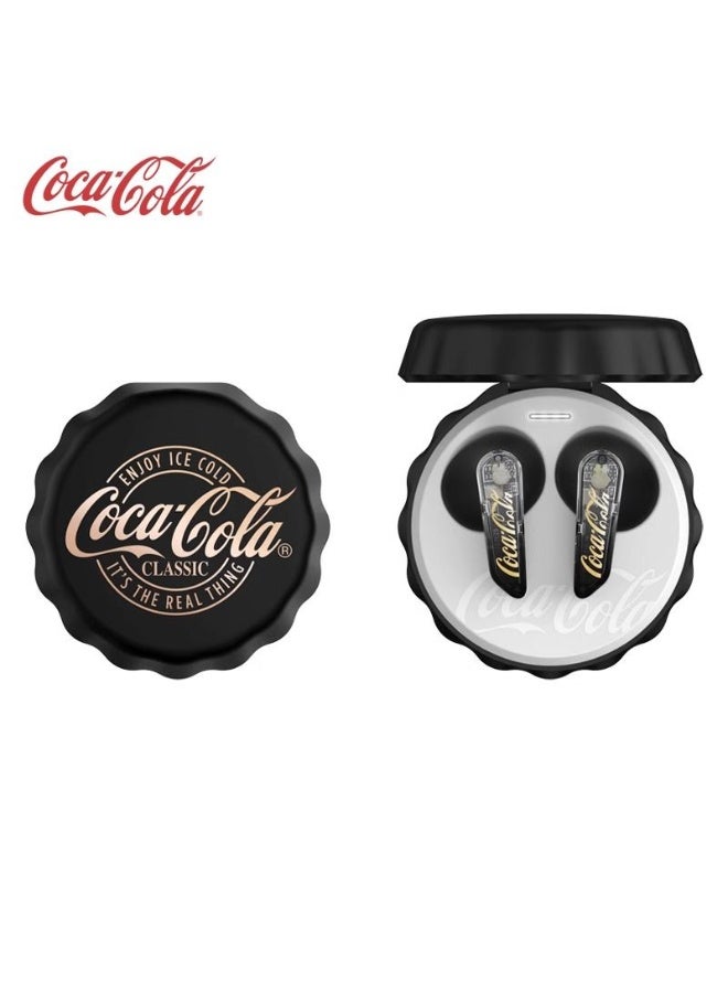 Coca-Cola Coca-Cola T13 bottle cap design Bluetooth headphones, semi-in-ear comfortable sports headphones 