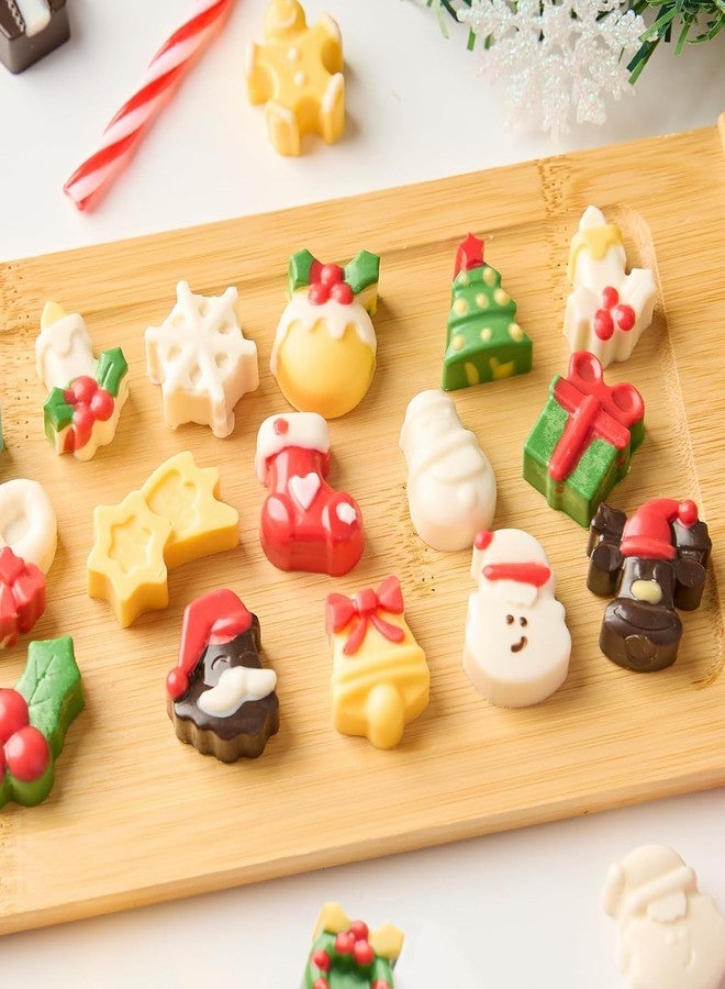 BAKING SET مجموعة أدوات الخبز: 25 قالبًا لشجرة عيد الميلاد، بابا نويل، عصا خبز الزنجبيل، قوالب حلوى من الراتنج، مكعبات ثلج، صابون، قالب سيليكون لتزيين الكيك (عبوة واحدة) - Image 5