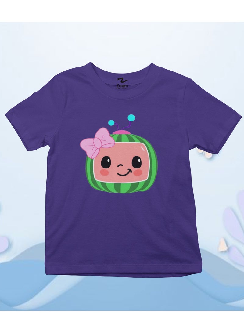 ZOOM تصميم شعار كوكوميلون لقميص تي شيرت