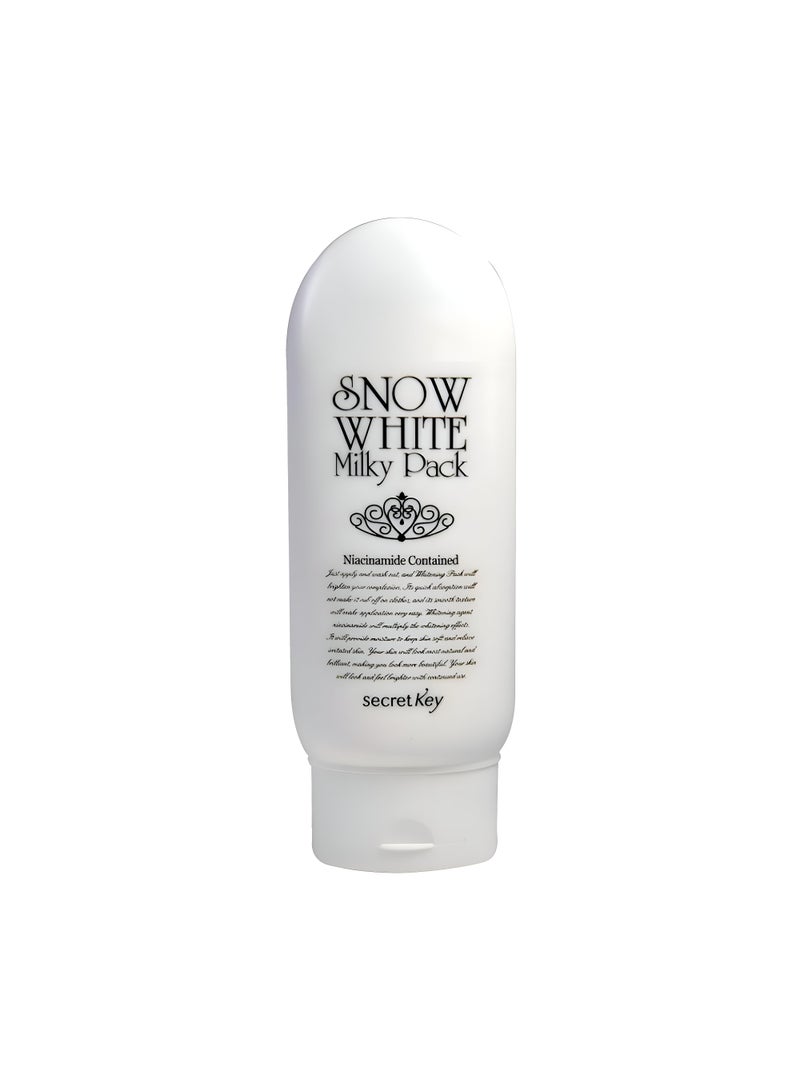 Secret Key Snow White Milky Back Face ,  Body Whitening Cream 200 Gm - Image 3