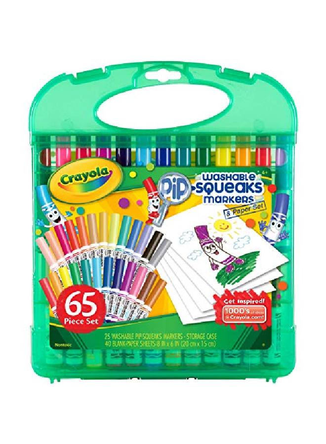 Crayola Pip Squeaks Washable Markers Set Gift For Kids Ages 4 5 6 7 - Image 1