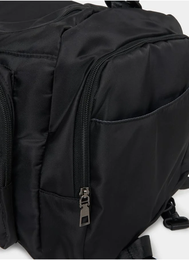 Styli Patch Detail Convertible Gym Bag