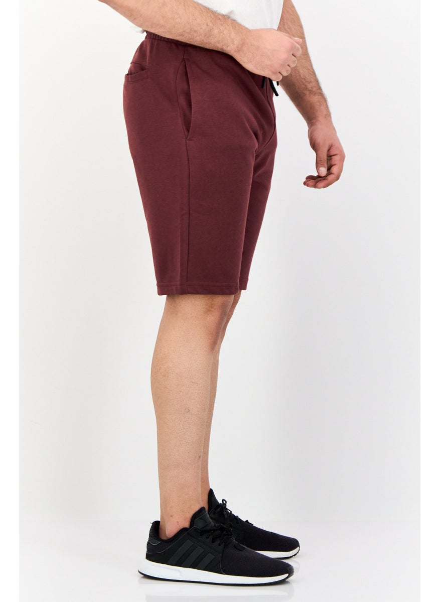 TapouT Men Drawstring Brand Logo Basic Short, Chocolate Brown  - Image 2