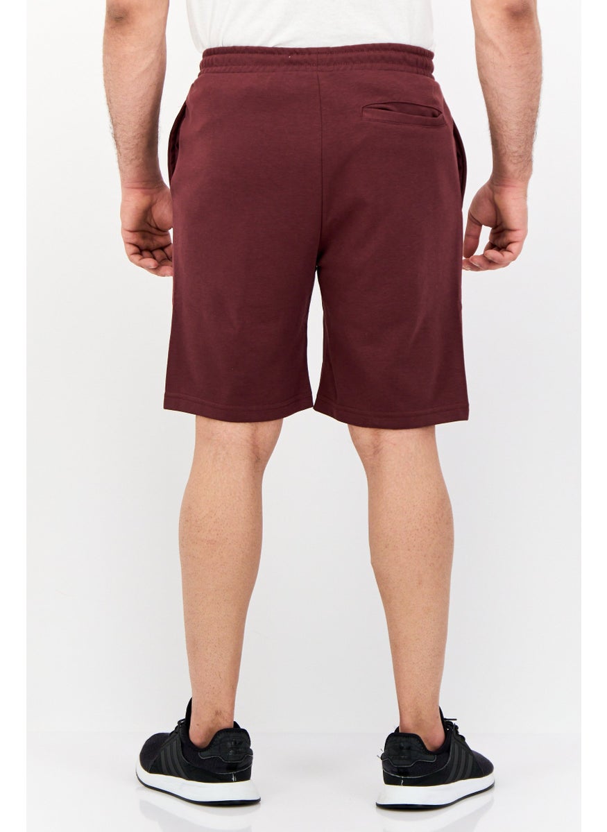 TapouT Men Drawstring Brand Logo Basic Short, Chocolate Brown  - Image 3