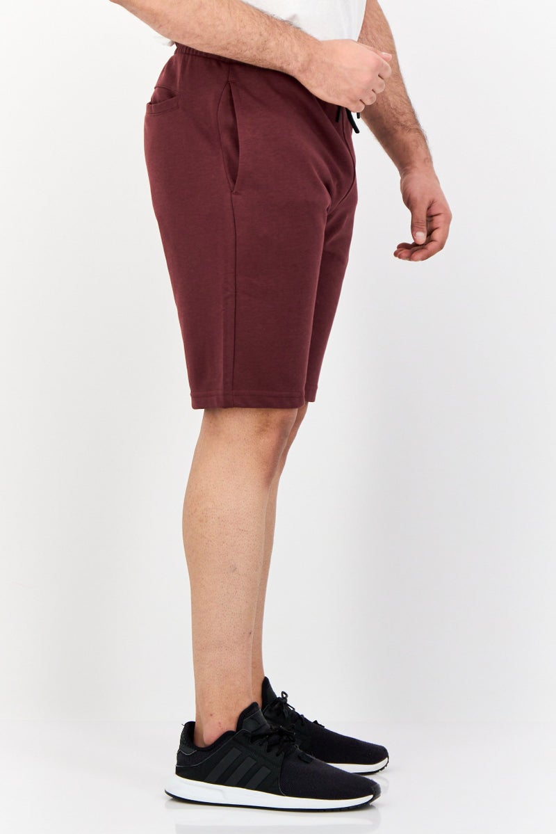 TapouT شورتات أساسية للرجال بشعار العلامة التجارية مع حبل سحب، بني شوكولاتة - Image 2