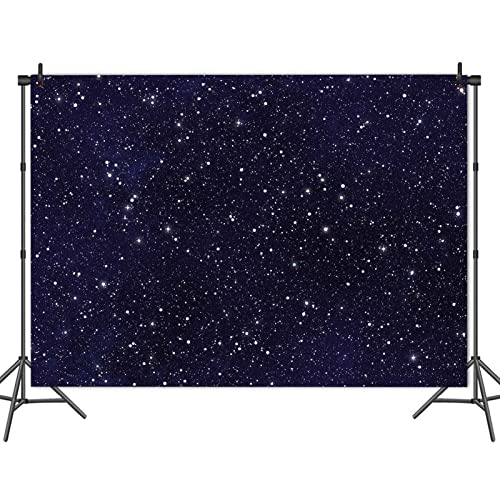 HQM Night Sky Star Universe Space Starry Photography Backdrops Kids Boy or Girl Birthday Party Decor Photo Background Banner 5X3FT - Image 4