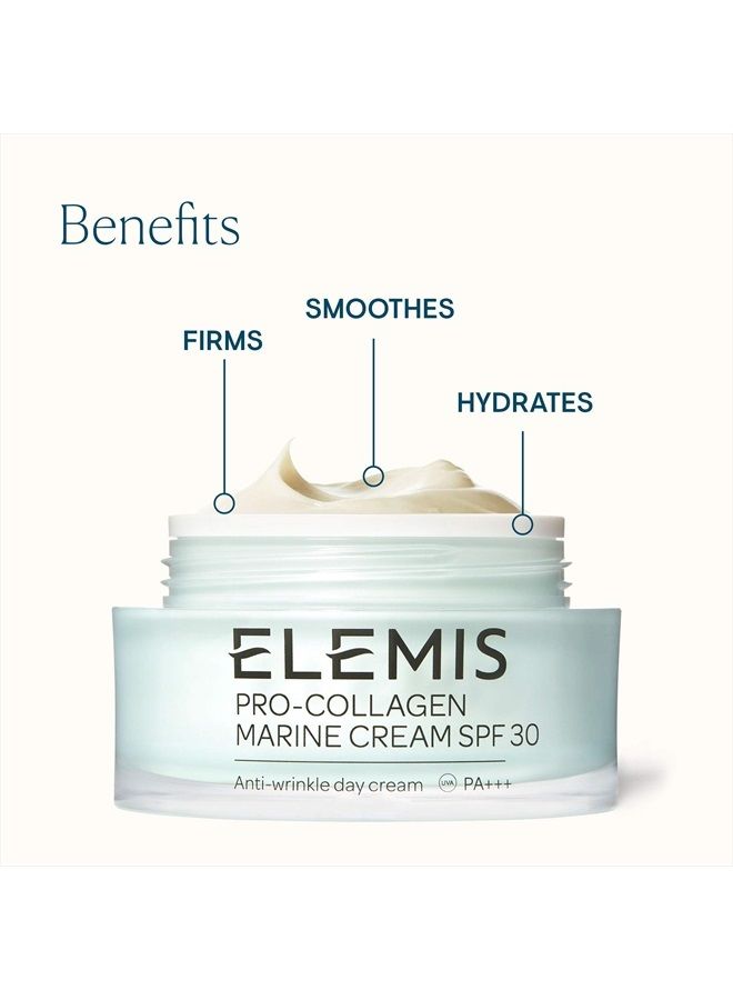 Elemis Pro-Collagen Marine Cream SPF 30 | Lightweight Anti-Wrinkle Daily Face Moisturizer Firms, Smoothes, Hydrates, & Delivers Sun Protection | 50 mL - Image 3
