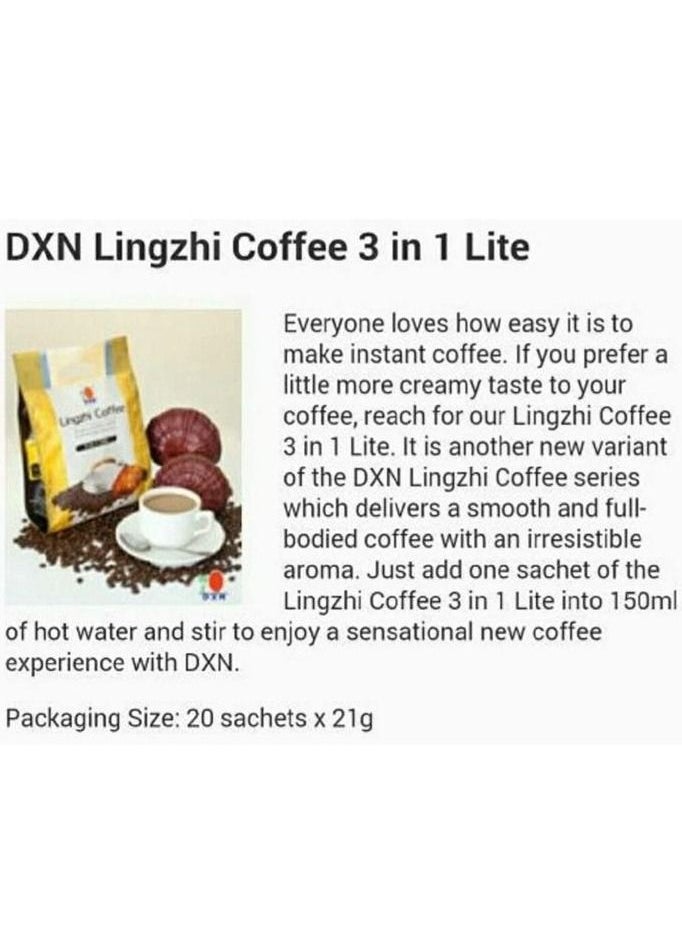 DXN - DXN Lingzhi Coffee 3 in 1 Lite Neo - Image 1