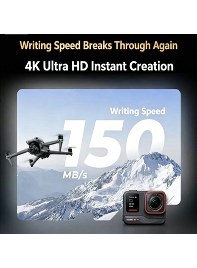 HIKSEMI Velocity Endurance 128GB Micro SDXC Memory Card, A2 V30 U3 TF Card, Up to 205MB/s Read & 150MB/s Write Speed, High Endurance Micro SD Card for Drone, Action Camera, 24/7 Home Security Camera - Image 3