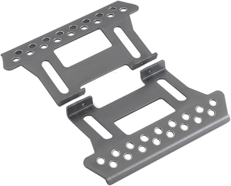 ألواح جانبية معدنية رمادية دواسة القدم لأجزاء ترقية Axial SCX10 TF2 RGT 86100 RC كراولر - Image 1