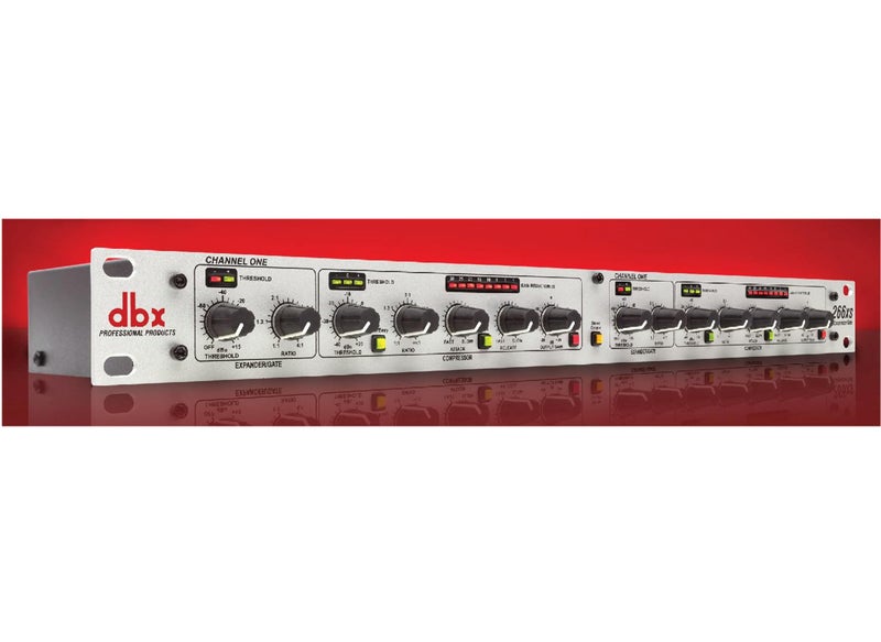 dbx 266xs Professional Audio Compressor/Gate Dynamic Effects Processor with Sidechain Insert. For Portable, Tour, Studio. 1U Single Rack Space, Silver - Image 3