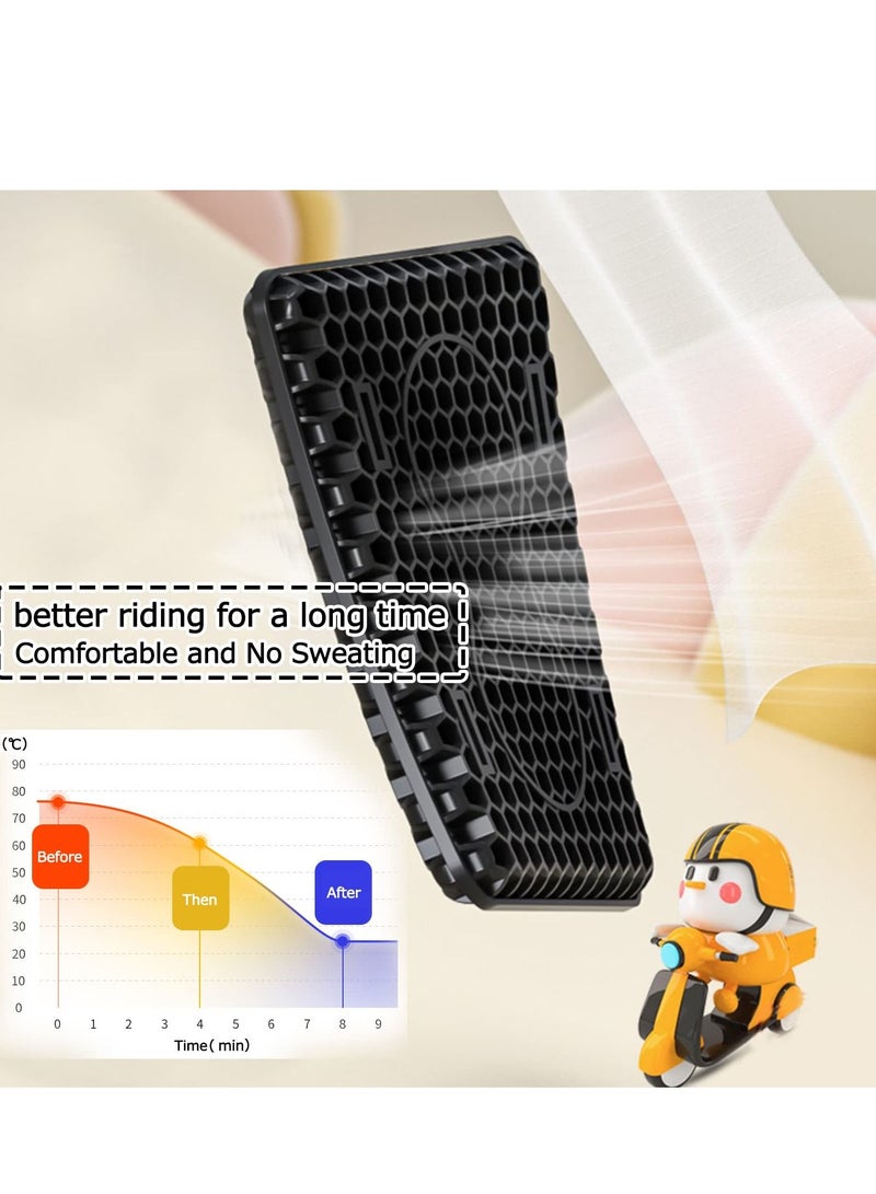 Excefore Motorcycle Gel Seat Cushion Universal Motorcycle Seat Cushion, Quick drying Motorcycle Cool Seat Cover, Anti-Slip Motorcycle Mesh Protective Seat Cover, for Comfortable Rides  - Image 4
