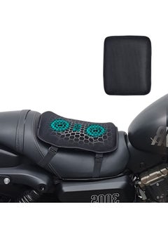 Excefore Motorcycle Gel Seat Cushion Universal Motorcycle Seat Cushion, Quick drying Motorcycle Cool Seat Cover, Anti-Slip Motorcycle Mesh Protective Seat Cover, for Comfortable Rides  - Image 1