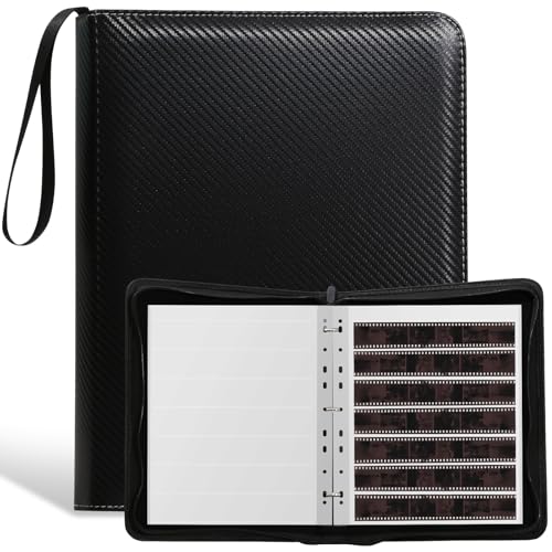 KDIMSY 35mm Film Negative Storage Kit - 50 Pcs Sleeves, 135 Film Binder Box, Acid-Free Protector - Image 1