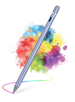 Active Stylus Pens for Touch Screens, Pencil Smart Digital Fine Point Stylist Pen iPhone iPad, Samsung Android Phone and Tablet Writing Drawing