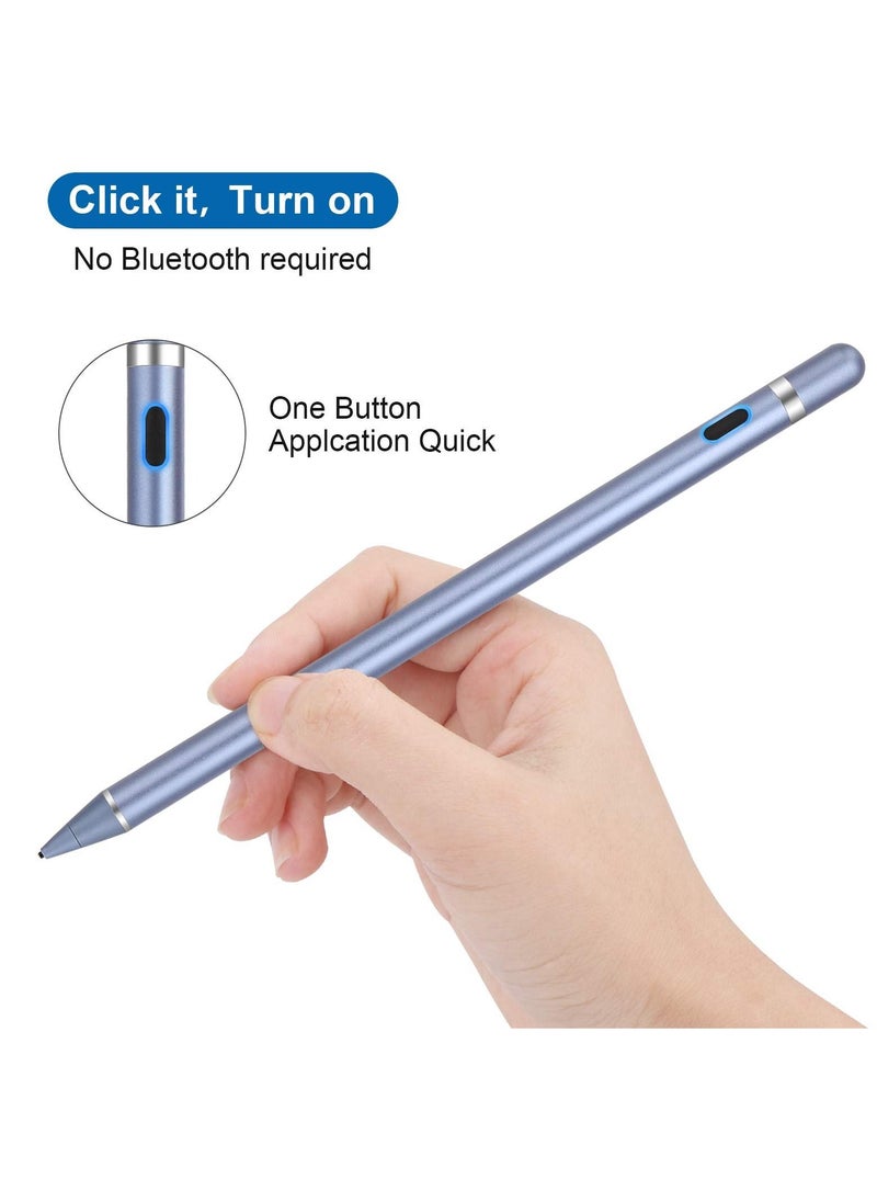 SYOSI - Active Stylus Pens for Touch Screens, Pencil Smart Digital Fine Point Stylist Pen iPhone iPad, Samsung Android Phone and Tablet Writing Drawing - Image 1