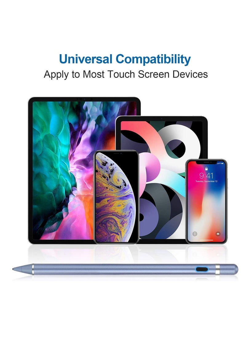 SYOSI - Active Stylus Pens for Touch Screens, Pencil Smart Digital Fine Point Stylist Pen iPhone iPad, Samsung Android Phone and Tablet Writing Drawing - Image 1