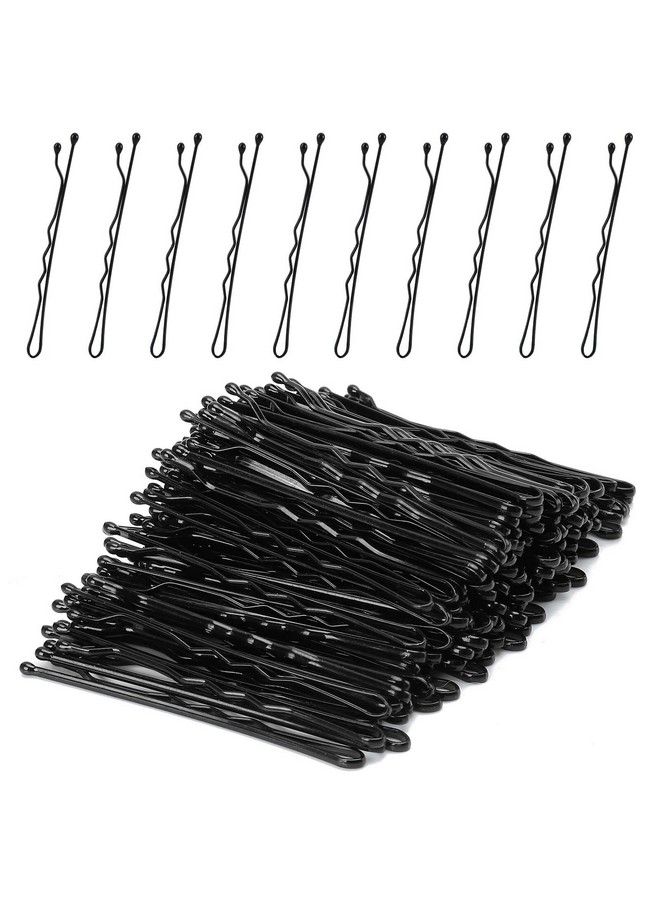 Laicky Bobby Pins 200Count Black Hair Pins Hairpins With Box For Women Lady Girls Kids Hair Pin Invisible Wave Hairgrip Barrette Hairclip Bulk Hair Accessories (Black2.2 Inch) - Image 2