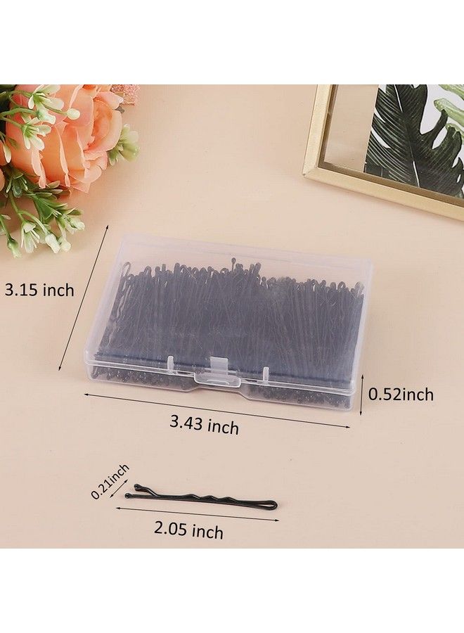 Laicky Bobby Pins 200Count Black Hair Pins Hairpins With Box For Women Lady Girls Kids Hair Pin Invisible Wave Hairgrip Barrette Hairclip Bulk Hair Accessories (Black2.2 Inch) - Image 3