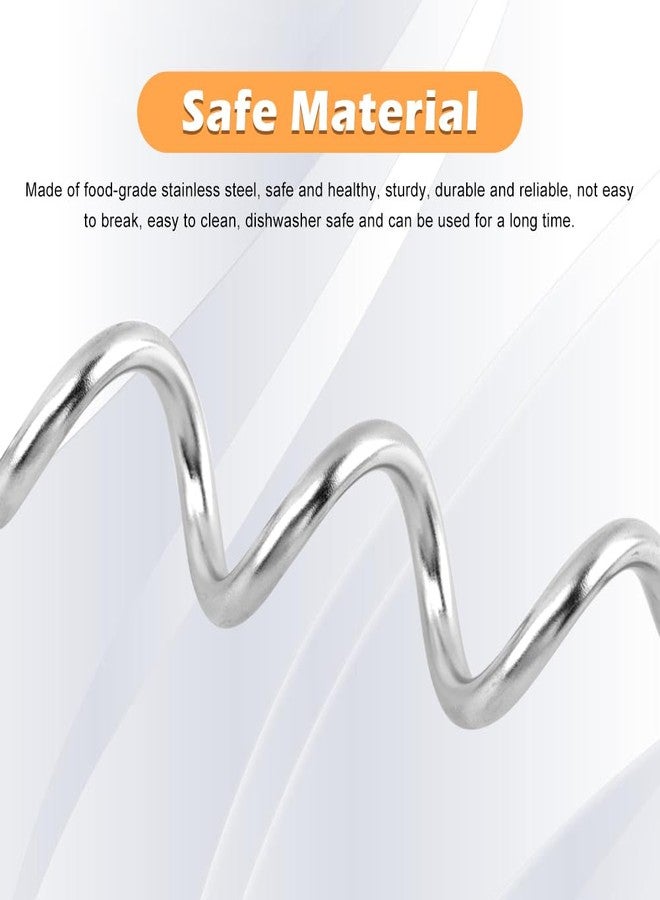 HONUTIGE 3 Pcs Peanut Butter Stirrer, Stainless Steel Nut Butter Mixer for Hand Mixers and Drills Peanut Butter Stirring Tool Jam Stirring Tools Fast Mixing Stirrer Utensil for Mixing Various Butter Jam - Image 4