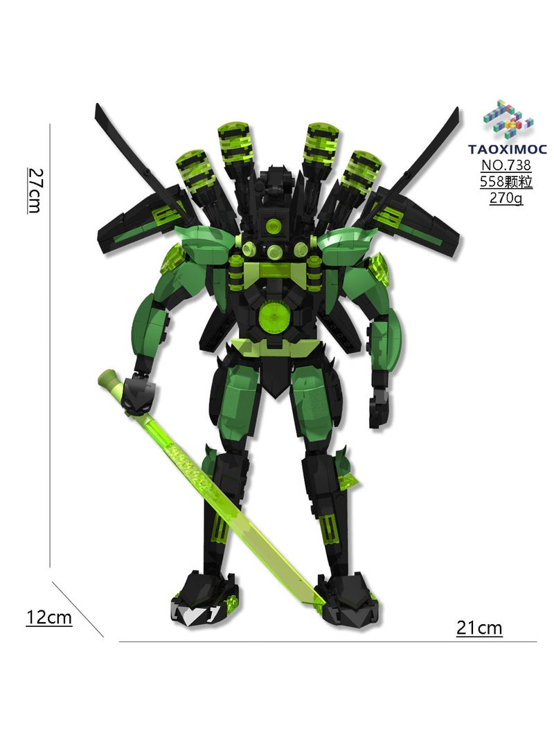 xozgdovg Puzzle building toy hand do Titan Sonar king 