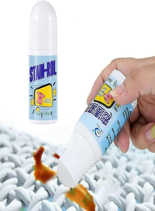 CRENTROVA Portable Fabric Stain Remover Pen | Instant Oil & Dirt Cleaning Pen for Clothes, Upholstery, Bags | On-the-Go Fabric Stain Cleaner | Travel Size (50ml) - Image 1