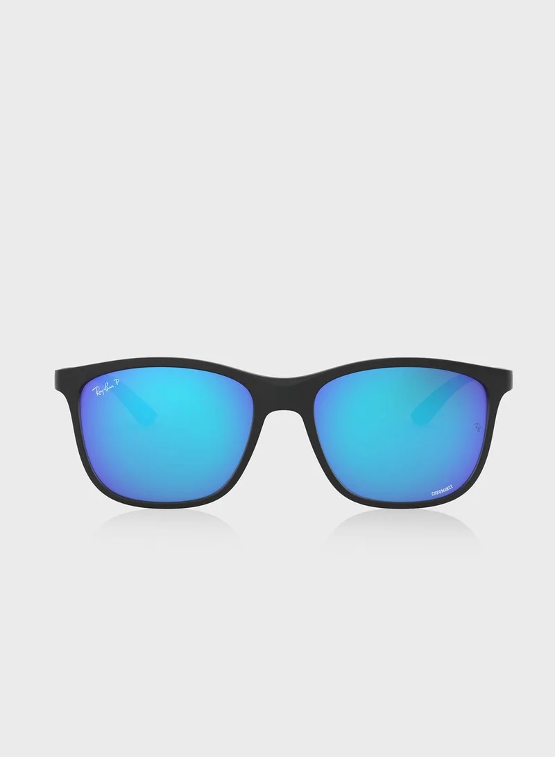 Ray-Ban 0Rb4330Ch Chromance Square Sunglasses