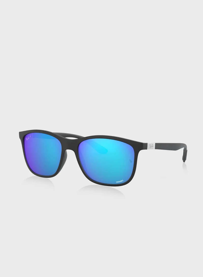 Ray-Ban 0Rb4330Ch Chromance Square Sunglasses