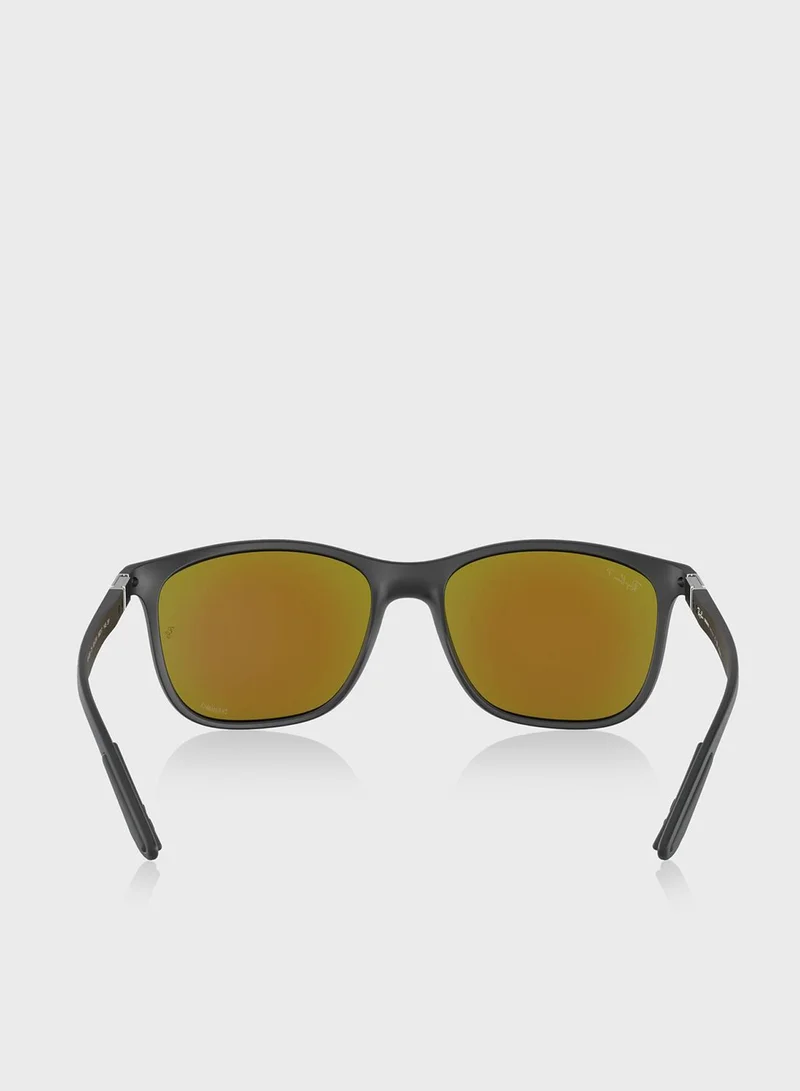 Ray-Ban 0Rb4330Ch Chromance Square Sunglasses
