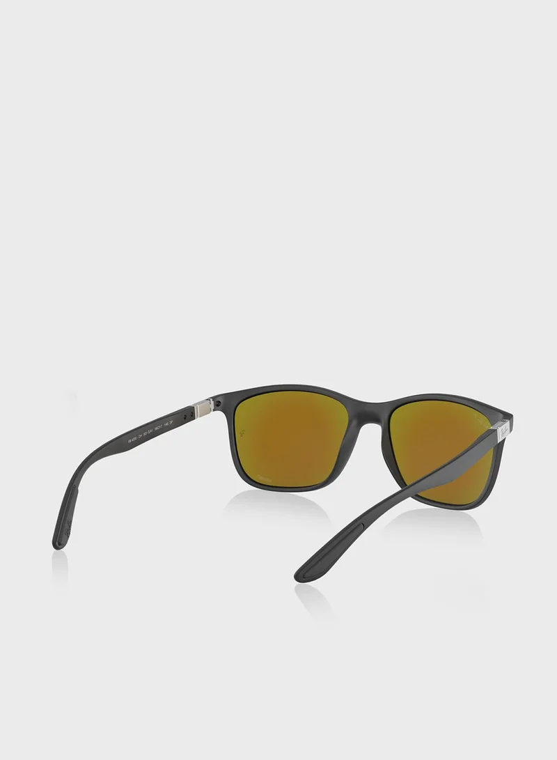 Ray-Ban 0Rb4330Ch Chromance Square Sunglasses