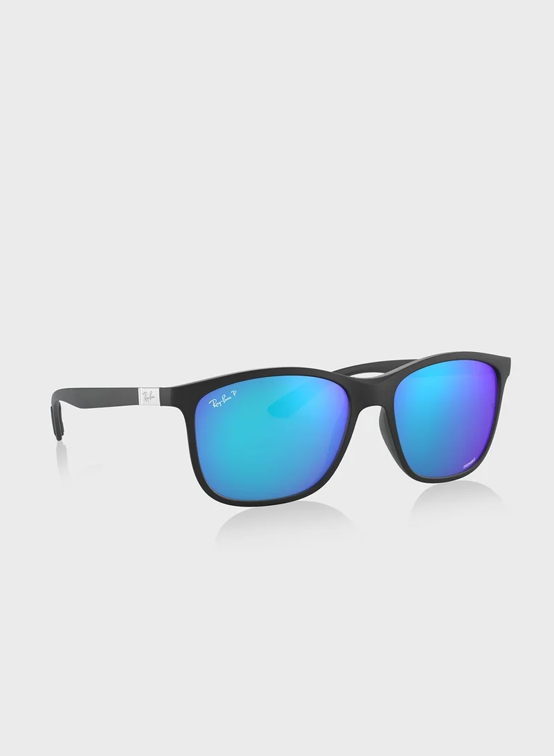 Ray-Ban 0Rb4330Ch Chromance Square Sunglasses