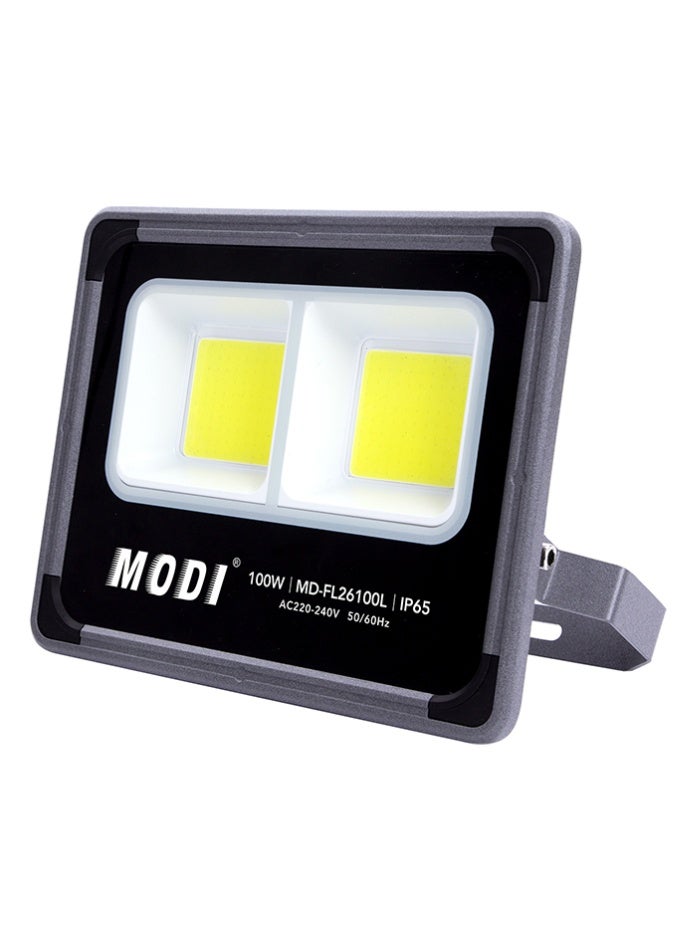 مودي كشاف LED MODI بقوة 100 وات مع أبيض دافئ 3000 كلفن، إضاءة أمان خارجية 10000 لومن، مقاوم للماء IP65، إضاءة صناعية للفناء والحديقة والملعب - Image 1