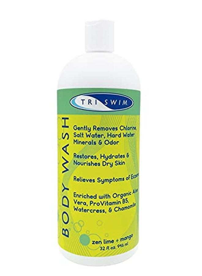 Triswim Chlorine Out Body Wash, Grapefruit, 32 Fl Oz (Pack Of 1)  - Image 1