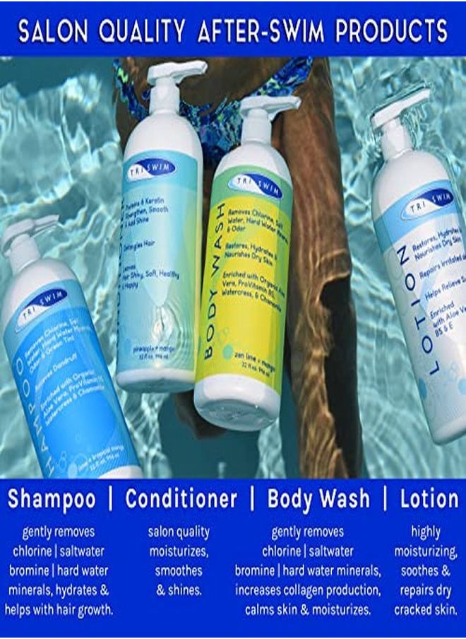 Triswim Chlorine Out Body Wash, Grapefruit, 32 Fl Oz (Pack Of 1)  - Image 4