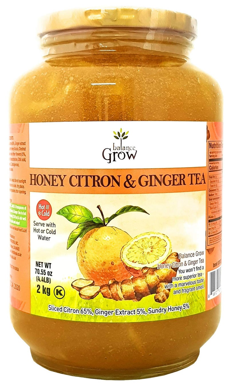 Balance Grow Honey Citron and Ginger Tea 70.55oz (4.4 lbs/2KG) pack of 1 - Image 1
