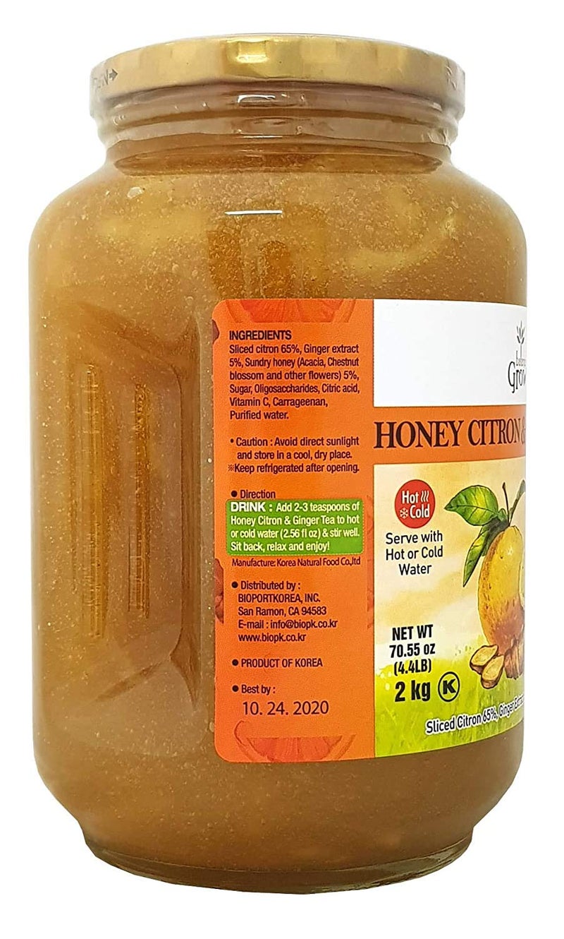 Balance Grow Honey Citron and Ginger Tea 70.55oz (4.4 lbs/2KG) pack of 1 - Image 2